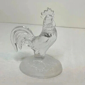 🔻Vintage🔻 Rooster Figurine, Cristal  D’Arques, 7’´ 🐔